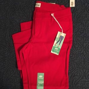 Old Navy red ankle length pants